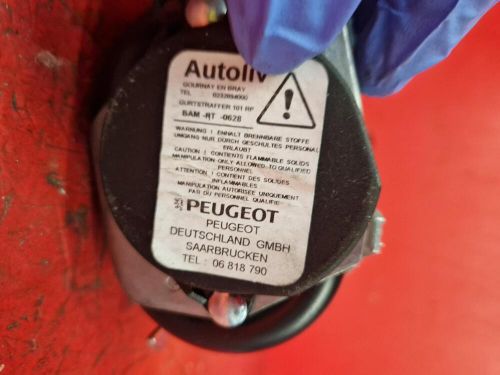 PEUGEOT 208 ALLURE SEAT BELT 2013 3 DOOR HATCHBACK, US $, image 4