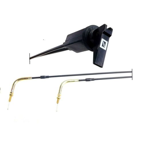 Dual choke cable  with elbow 28" &amp; 23" long for snowmobiles 0687-007 / 05-146-02