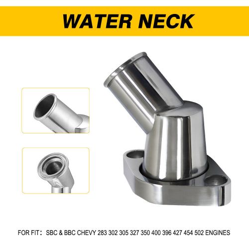 Polished Aluminum Water Neck for SBC&BBC Chevy 283 302 305 327 350 Engines, US $18.99, image 12
