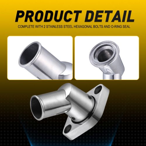 Polished Aluminum Water Neck for SBC&BBC Chevy 283 302 305 327 350 Engines, US $18.99, image 15