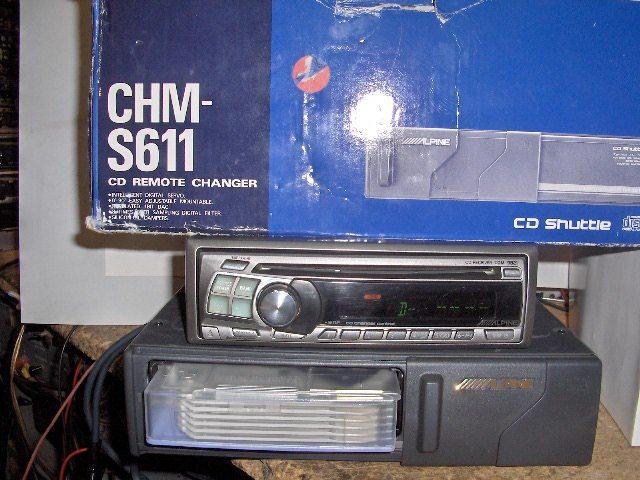 Alpine cd deck with 6cd changer