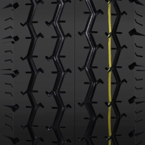 Set of 2 trailer tires with 12&#034; rim 6pr 5.3-12 5.30x12 530-12 5.3-12 4 lug on 4&#034;