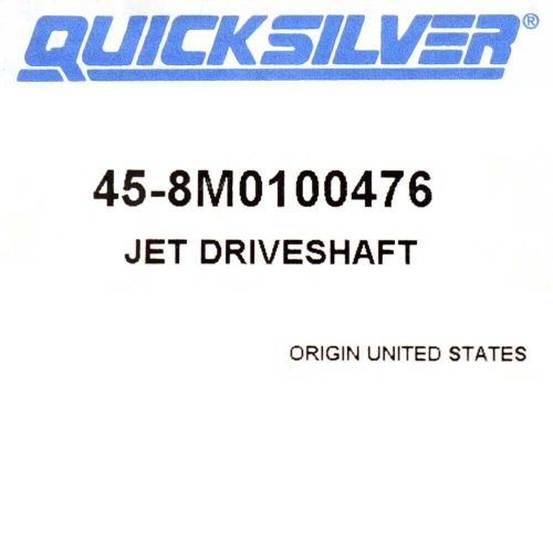 Mercury Boat Jet Driveshaft 45-8M0100476 | 5 x 31 1/2 Inch Stainless, US $804.76, image 3