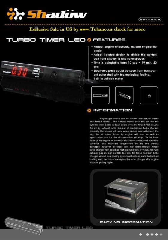 Shadow 12V Turbo meter LEO Brand New,exclusive sale US,Nissan,Lexus,BMW,Audi.., US $69.95, image 2