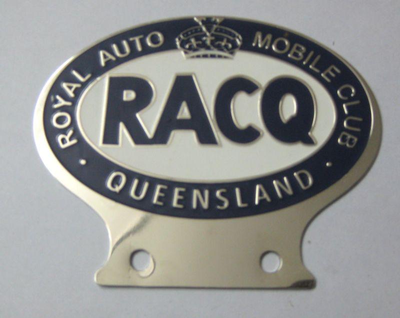 Royal automobile queensland car badge grill badge emblem logos metal enamled bad