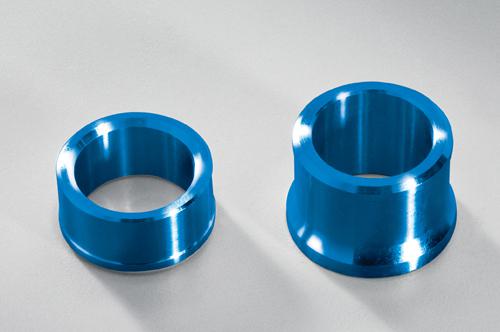 Gytr blue front wheel spacers yamaha yz450f yz250f yz250 yz125 07-13