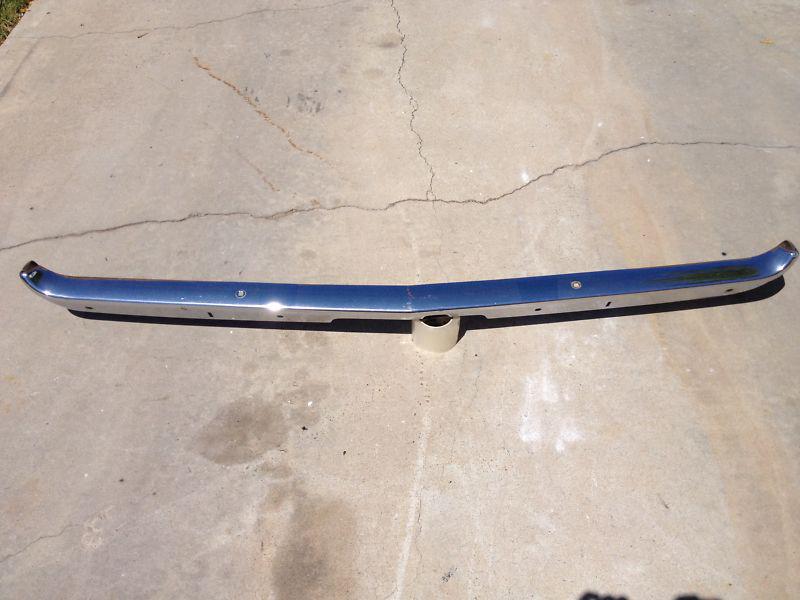 1973-1974 dodge challenger front bumper - good used condition