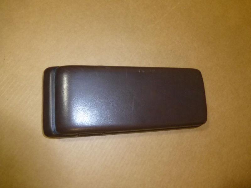Porsche 944 924s n/a early center armrest w/ storage compartment brown oem