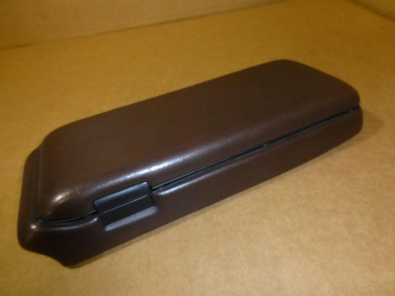 PORSCHE 944 924S N/A EARLY CENTER ARMREST W/ STORAGE COMPARTMENT BROWN OEM, US $59.00, image 2