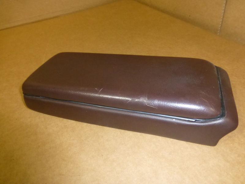 PORSCHE 944 924S N/A EARLY CENTER ARMREST W/ STORAGE COMPARTMENT BROWN OEM, US $59.00, image 4