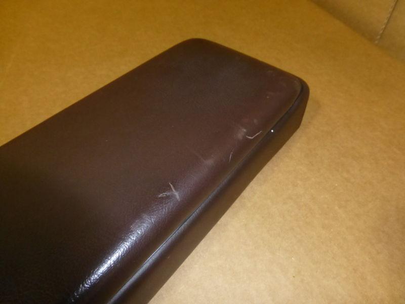 PORSCHE 944 924S N/A EARLY CENTER ARMREST W/ STORAGE COMPARTMENT BROWN OEM, US $59.00, image 5