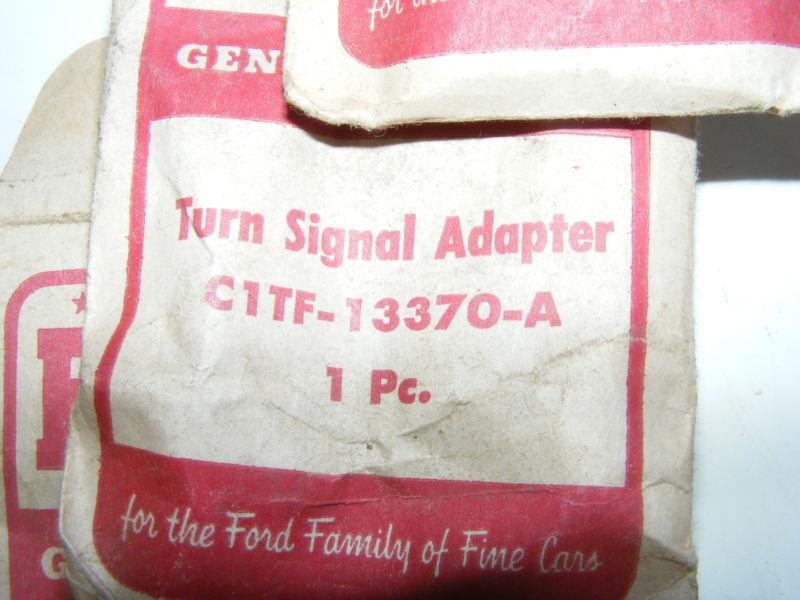 1961 FORD TRUCK TURN SIGNAL ADAPTER (3PC) NOS NEW C1TF-13370-A, US $9.99, image 2