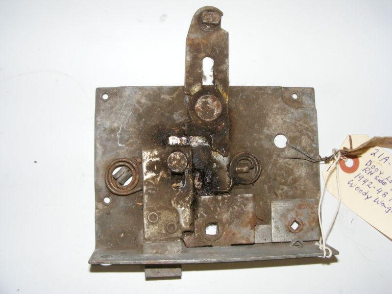 1942 46 47 48 FORD WOODY WAGON DOOR LOCK LATCH ASSY RH NOS NEW 21A-7921812, US $99.99, image 2