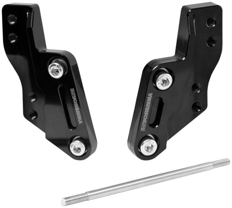 Yoshimura rearset brackets - black  500bg122500