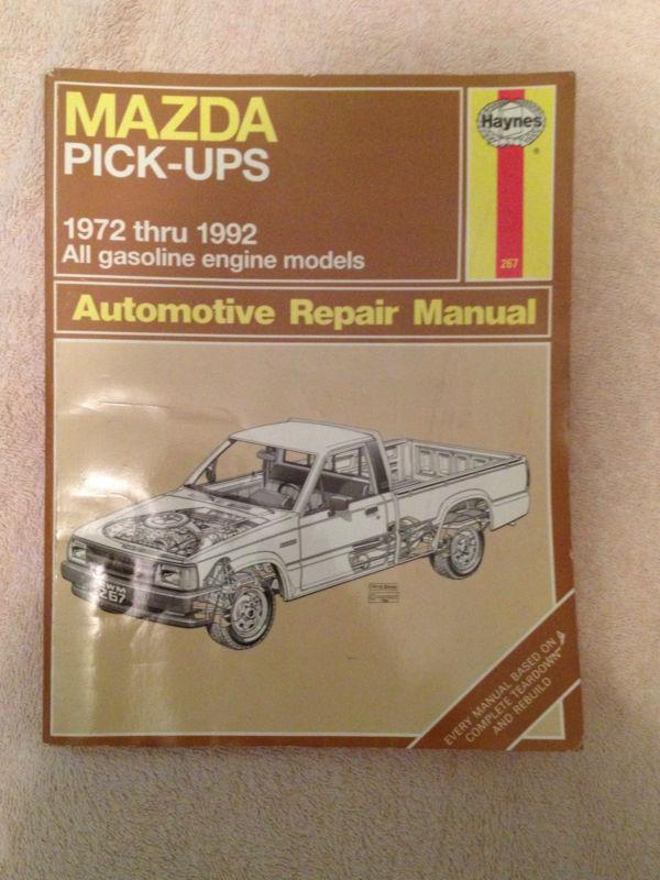 1972-1992 mazda pick-ups haynes automotive repair manual
