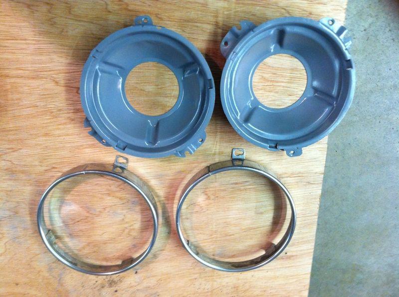 1959 IMPERIAL MoPar Chrysler LeBaron Buckets Headlight Rings Driver 13 pieces, US $29.99, image 7