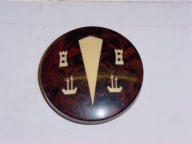 Vtg antique hudson terraplane horn button hot rat rod scta 1935 1936 1937 1938  