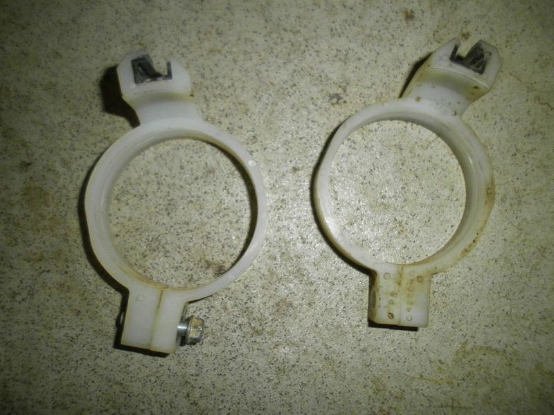 Find SUZUKI RM 125 2000 CLAMP BRACKET GUARDS PLASTIC BODY FORK 1996