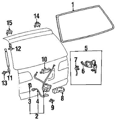 Toyota 690900c080 genuine oem factory original handle, outside