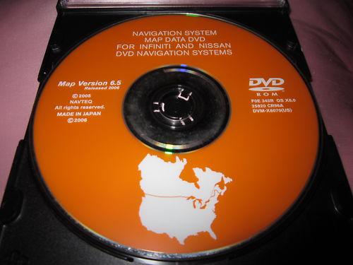 6.5 update 2004 2005 nissan armada maxima se sl le navigation dvd map u.s canada