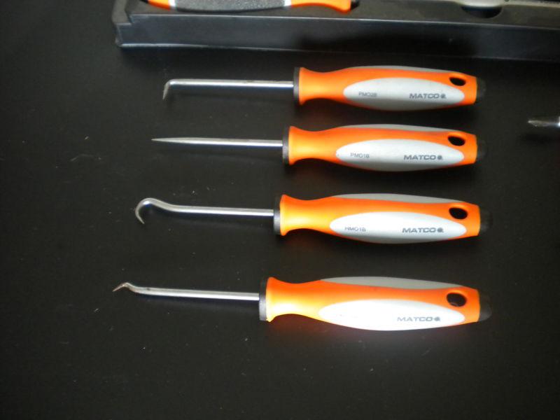 Super Nice Matco 8 pc. Screwdriver Set, 2 pc. stubby set, 4 pc Hook & pick set., US $150.00, image 2