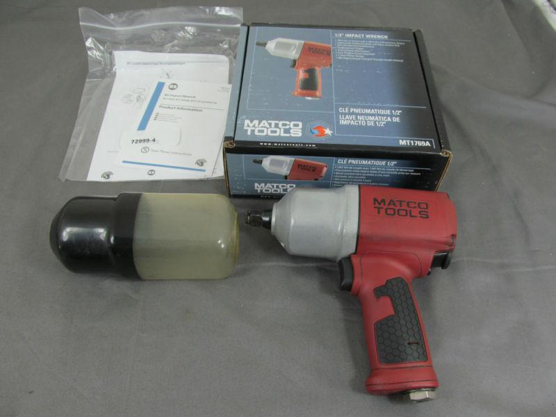 Matco tools mt1769a 1/2" composite impact wrench pmax 90 - 9800 rpm