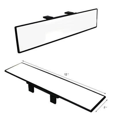 Jdm 300mm wide car interior clip on rear view mirror universal any car suv truck