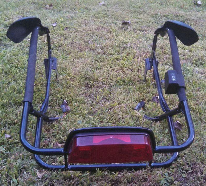 Skidoo grand touring rack taillight wind guards hand warmers and wiring