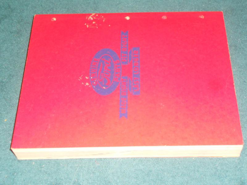 Find 19381946 FORD CAR / TRUCK / MERCURY CHASSIS PARTS CATALOG