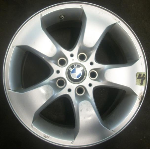 Wheel 2004-2010 bmw x3 17x8 alloy 5 spoke flared spoke 1268056