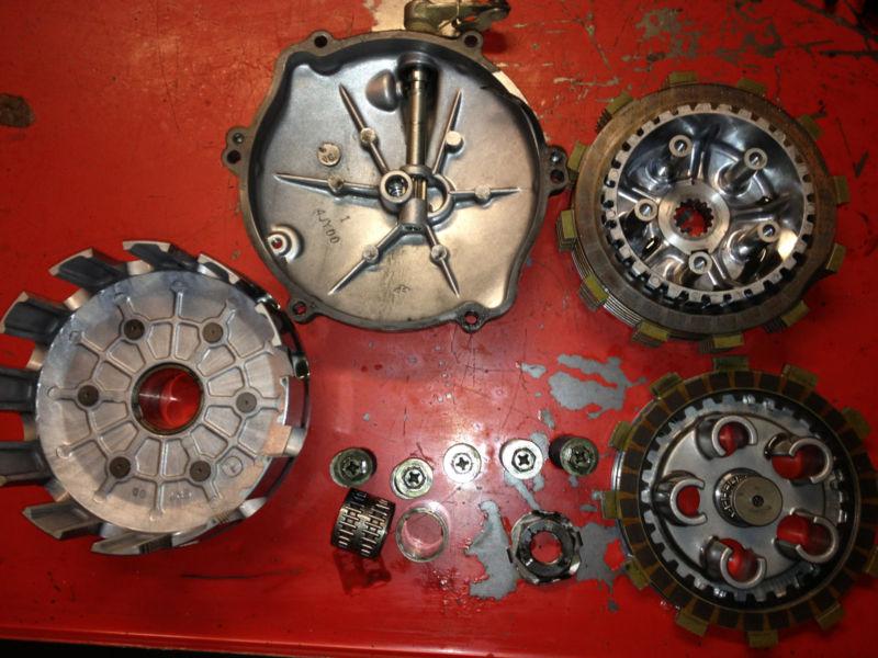 Find yamaha yz125 yz 125 engine motor complete clutch basket plates