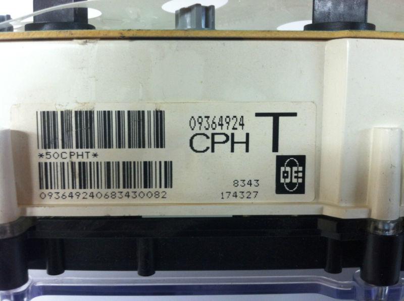 95 LESABRE SPEEDOMETER CLUSTER OEM KMH CANADIAN KPH BOX 9D17/18, US $99.99, image 4