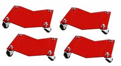 New set of (4) 12"x16" auto dolly car dolly by merrick machine - made in usa