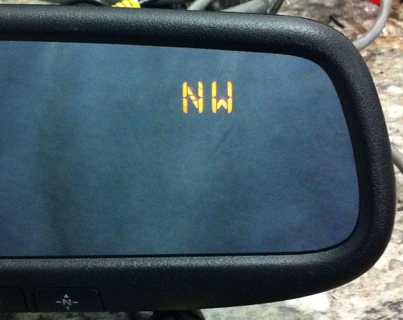 Find Gentex 453 Homelink Rearview Mirror w/**HIDDEN** AMBER Compass