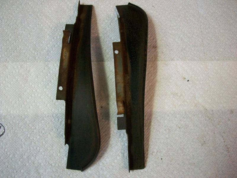 1953 pontiac chieftan wing window drip rails, vintage original pair, hot rat rod