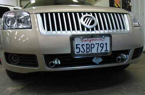 Blue ox bx2182 base plate f/mercury milan 06-09