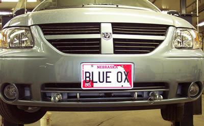 Blue ox bx1970 base plate f/dodge caravan 05-07
