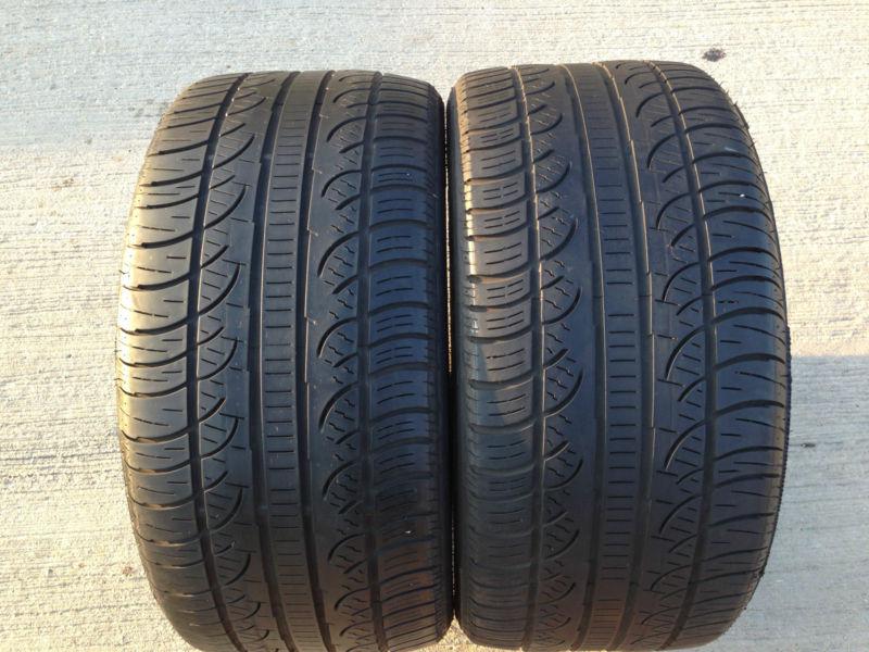 (2) pair pirelli pzero nero mo all-season 265/35r18 "8/32"