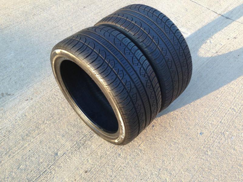 (2) PAIR PIRELLI PZERO NERO MO ALL-SEASON 265/35R18