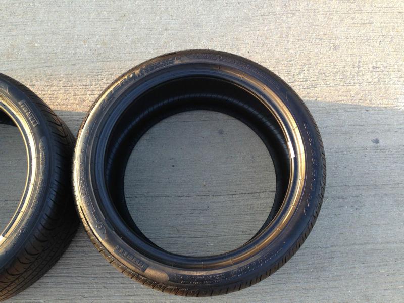 (2) PAIR PIRELLI PZERO NERO MO ALL-SEASON 265/35R18