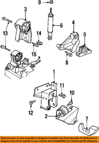 Mopar oem 4668171 engine & transmission mounting-damper