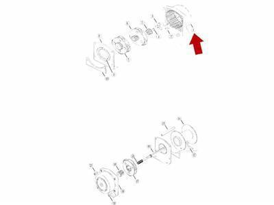 Warn replacement motor end housing by warn - 36030