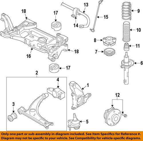 Volkswagen oem 1k0411105jf coil spring/suspension coil spring