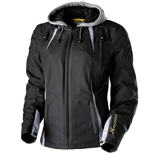 Scorpion jazmin womens textile jacket black