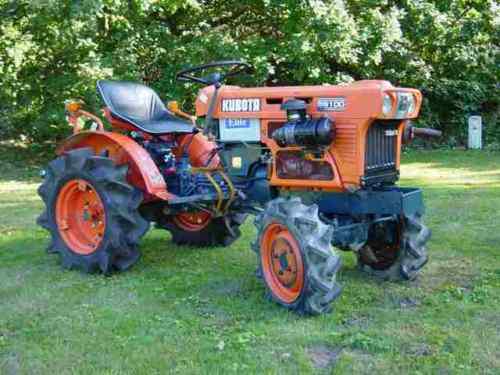 Kubota b6100 b 6100 e tractor operations parts manuals