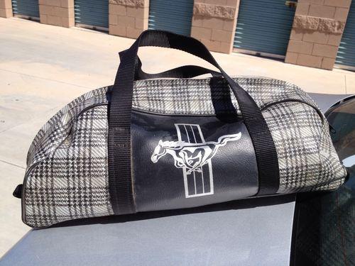 Vintage 1967 ford mustang tote bag  pocket bag and burgundy new cieling roof kit