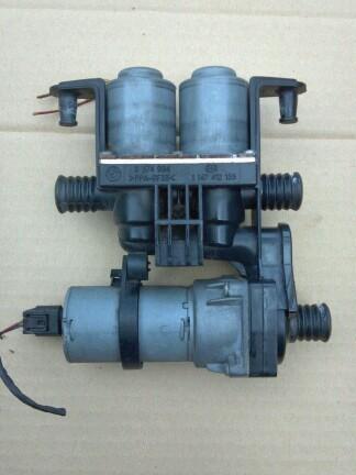97-03 bmw e39 e38 heater valve w auxiliary aux water pump 540i 740i m5 #8 374 99