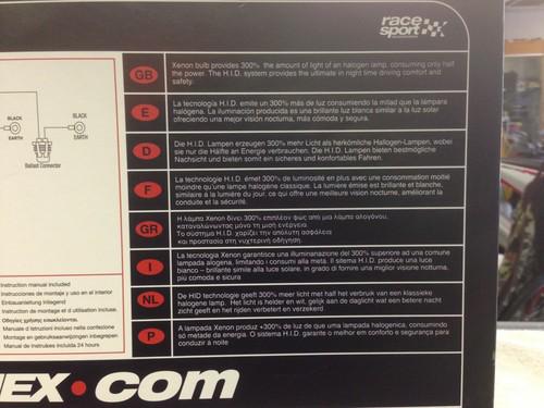 Race Sport HID Conversion Kit High Intensity Discharhe H7 8000K, US $65.00, image 11