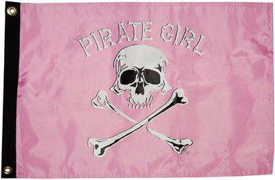 Taylor 1801 pirate girl 12x18 nylon flag