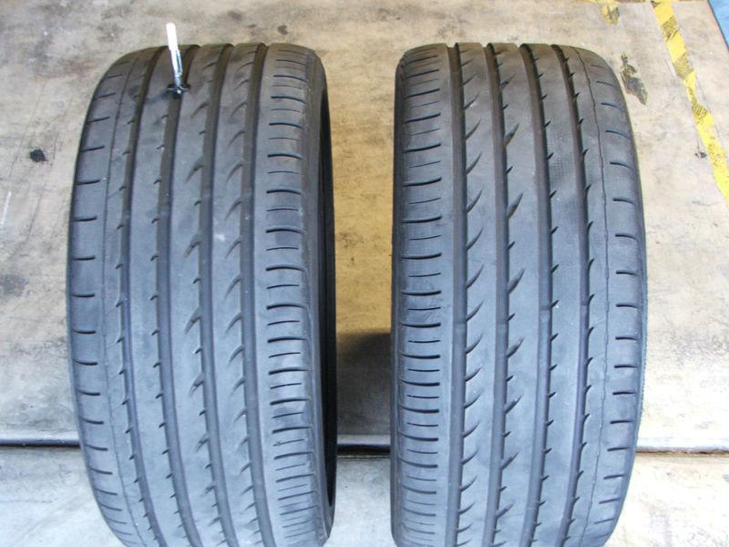 2 Used 265/35ZR20 %80 tread Yokohama Advan Sport Sport 265 35 20 Tires 1 pair, US $130.00, image 2